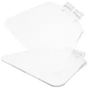 2 Pcs Plastic Protective Sheet Dust Shroud Man Grinder Disc Cover Angle