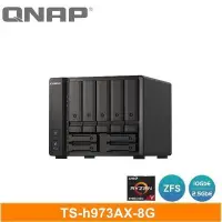 在飛比找Yahoo!奇摩拍賣優惠-QNAP TS-h973AX-8G 9Bay 網路儲存伺服器