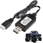 Drone Battery Charger, 7.4V 1000mA Fast Charging Cable for Toy RC Airplane Lithium SM-2P SM-3P SM-4P, Automatically Adapt Helves