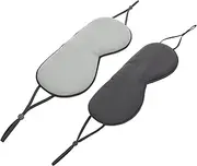 PEPLAYTAL 2Pcs Sleeping Eye Masks Dual Sided Shading Patches for Home Travel Comfortable Durable Blindfolds