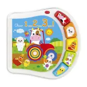 Chicco Educational Counting Farm Themed Baby Senses Interactive Number Book