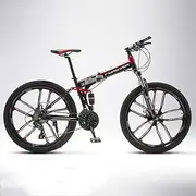 Ten Knife Wheel Double-Shock Folding Mountain Bike
