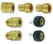 MTM Hydro SRG Pressure Washer Adapter Kit - Quick Disconnect Adapter Set Incl...