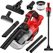 Cordless Vacuum for Milwaukee M18 Battery, 5 in 1 Handheld Electric Vacuum Cleaner with 500W Powerful Motor, 46 CFM Portable Hand Vacuum with Filtration HEPA for Floor, Carpet, Car (Tool Only)