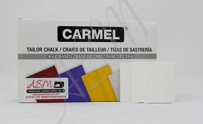 Carmel Super Glide White Tailors Chalk 48 Pieces