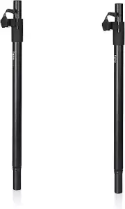 2 Pack Adjustable Subwoofer Speaker Pole Mounts Standard Size for PA Systems