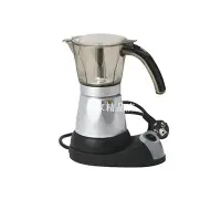 在飛比找Yahoo!奇摩拍賣優惠-電動電熱摩卡壺6人份家用迷你咖啡機 歐規摩卡壺意式咖啡壺-有