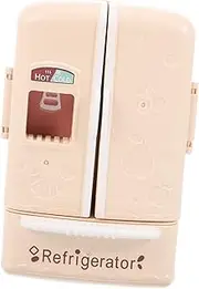 ERINGOGO Mini Fridge Model for Dollhouse 1:12 Scale Bedroom Mini Fridge Toy Dollhouse Miniatures