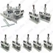 10 Piece T63 Quick Change Tool Post Set Colchester Bantam 24mm Capacity Bluefox