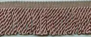 3" TAUPE HEAVY BULLION FABRIC FRINGE TRIM 10 YARDS