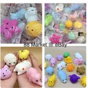 Squishys Mini Mochi Cute Fidget Hand Toy Toys Party Favors for Kids , 20 Pack