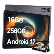 2024 Latest Tablet 11 inch Android 13 Tablets 16GB+256GB+1TB Expand, Octa Gray