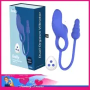 Kissen - Dally 2 Motors Remote Control 10 Speeds Anal Plug and Cock Ring Usb Vib