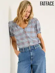 FatFace Jade Blue Blouse (E80140) | $106