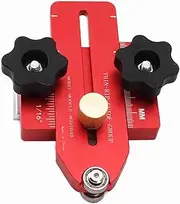 Thin Rip Table Saw Jig Guide, High Accuracy Aluminum Alloy Router Table Band Saw Jig Guide, Lock Firmly, Adjustable Woodworking Table Saw Jig for Cutting Repetitive Narrow Strips