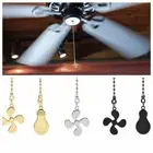 Fan Shape Ceiling Fan Pull Chain Metal Chandelier Pull Chain Switch