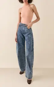 [ALAÏA] Sleeveless Stretch-Nylon Bodysuit