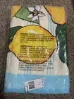 Vera Bradley LEMON GROVE Yellow White Large Beach Towel Fruit Tree Pattern