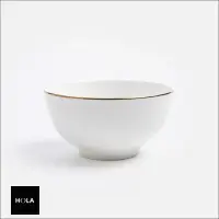在飛比找momo購物網優惠-【HOLA】斯凱勒骨瓷飯碗11.9cm 花邊白