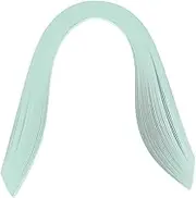 SOULONG 600 Stripes Quilling Paper Strips, Various Color DIY Quilling Paper Strips Craft Household Decoration Accessories for Children Adults Party Classroom 390mm Length 3mm Width Each (Mint Green)