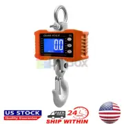 1000kg Digital Hanging Scale 2204lbs Portable Heavy Duty Crane Scale Hook Scale.
