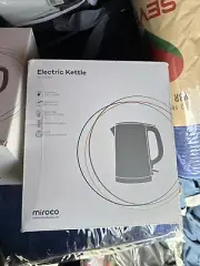 1.7L Electric Kettle Variable Temperature Stainless Steel Tea Pot Kettle, Black