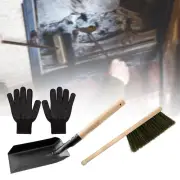 Fire Fireplace Tools Hearth Cleaning Fireside Firepit Tools Silicone Gloves