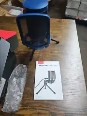 GAMING STREAMING PC COMPUTER MIC -BLUE ampligame