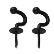 2pcs Curtain Tie Rope Hook Bathroom Hangers Decorative Curtain Drapery Holdbacks