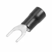 A● 200Pcs SV5.5-6S Insulated Fork Spade Electrical Crimp Terminal 12-10AWG