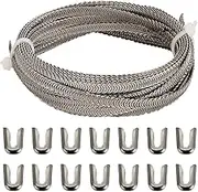 GORGECRAFT 180 Inch x 1/4 Width Spiral Metal Boning Flat Steel Corset Boning with 14Pcs Stainless Steel Spiral Bone Tips Spiral Wire Covers Boning Stays Set for Bodice Corset DIY Sewing Supplies