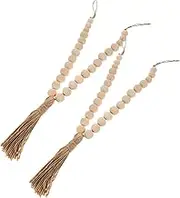 HOLIDYOYO 2 Pcs Handmade Curtain Tiebacks with Beads Creative Drapery Holdbacks for Home Decoration Versatile Tiebacks Suitable for All Curtain Styles