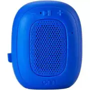 NEW ONN Mini Bluetooth Speaker, Built-In Speakerphone & Hanging Strip BLUE