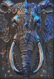 Bead embroidery kit Wise view needlework kit Art canvas beadwork pattern