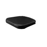 Oak Street Mfg SL2082SEATBLK Stacking Chair Black Replacement Seat