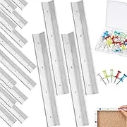 6 Inch Layout Block System for Stained Glass Panels with Mix Color Push Pins Stain Glass Tools and Supplies Panel Layout Stained Glass Making Tools (16 Pieces)