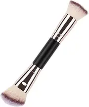 Gwtdtoad Cosmetics Makeup Brush - Double-Ended Eyeshadow Powder Brush,Travel Foundation Cream Contouring Brush For Liquid, Powder, Concealer, Cream