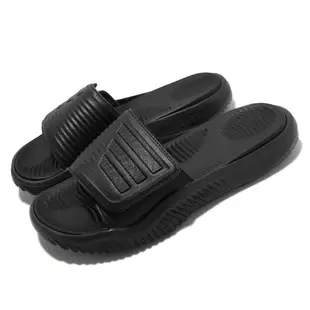adidas 愛迪達 拖鞋 Alphabounce Slide 2.0 黑 男鞋 女鞋 緩震 魔鬼氈 一片拖 GY9416