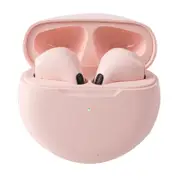 Wireless Earbuds Bluetooth Headphones with Charging Casefor TV Smart Phone Computer Laptop Sports-Pink