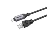 Unitek C18148AGY01-5M Thunderbolt 3/4 USB-C to RJ45 Cable - 5m Up to 1Gbps -