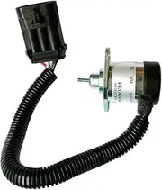 12V 6689034 1G577-60011 Stop Solenoid Compatible with Bobcat A300 T250 T300 T870 S220 S250 S300 S330 Skid Steer