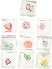 VANZACK Ice Cube Squeeze Ball Toys Pack Squishy Squeeze Toys for Boys and Girls Sensory Playthings Adorable Cubes for Fun Relaxation