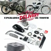 Upgraded Full Set 2 Stroke 100cc Motorized Bicycle Engine Motor Complete Kit CDI
