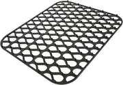 BAZEITFLOW Non Slip Silicone Sink Pad Hollow Kitchen Protector Mat Skid Drying Pad for Fragile Glassware and Dishware Durable Kitchen Sink Mat for and Cleaning