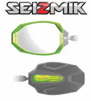 Green Seizmik Photon Side View Mirrors for 2014-2023 Polaris RZR 1000 XP / XP 4