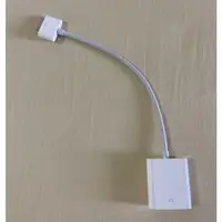 在飛比找蝦皮購物優惠-二手Apple原廠 30pin to VGA 連接線 傳輸線