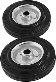 ORFOFE 2pcs Replacement Hand Trolley Wheels for Shopping Carts and Utility Carts Durable Caster Wheels for Easy Mobility and Smooth Rolling