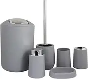 Plastic Bathroom Set Washing Utensils Trash Can Toothbrush Cup Soap Box Accessories Combination Bathroom Set Oral Sanitary Ware