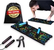 Tabla de flexiones, barra de flexiones plegable multifunción portátil 32 en 1.
