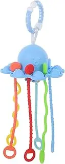 Totority Octopus Silicone Pull String Toy for Infants Toddler Sensory Hand-Eye Coordination Fine Motor Skills Random Style